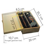 Stoere geschenkdoos met Bier en Voorzittershamer.